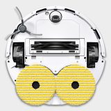 Mop pad set for KARCHER RVM 4 (2.269-130.0) Yellow White