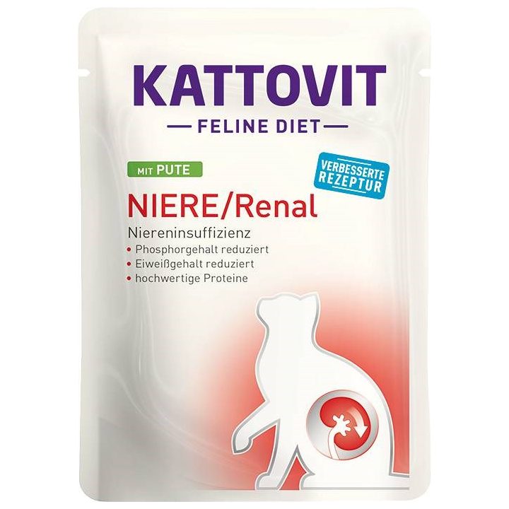 KATTOVIT Feline Diet Niere/Renal - wet cat food - 12 x 85g