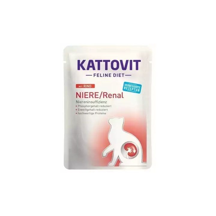 KATTOVIT Feline Diet Niere/Renal - wet cat food - 12 x 85g