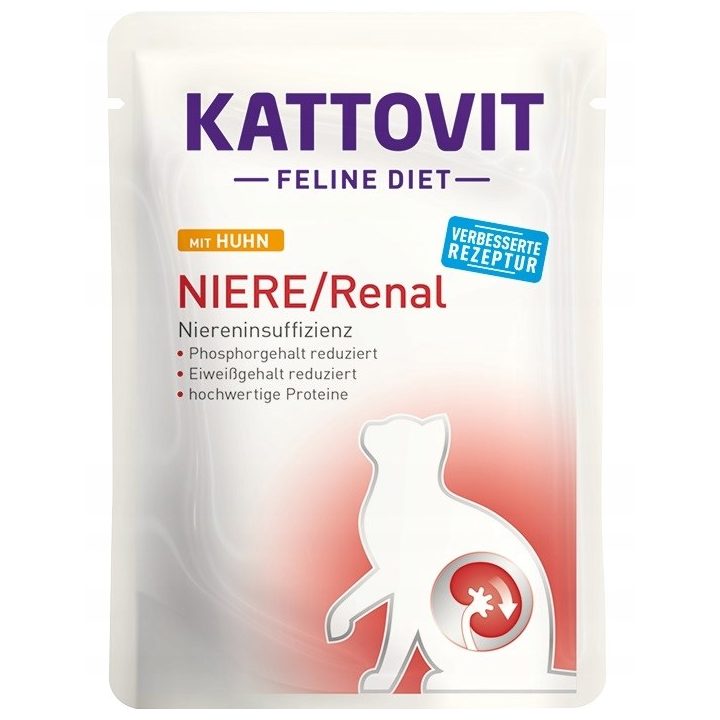 KATTOVIT Feline Diet Niere/Renal - wet cat food - 12 x 85g