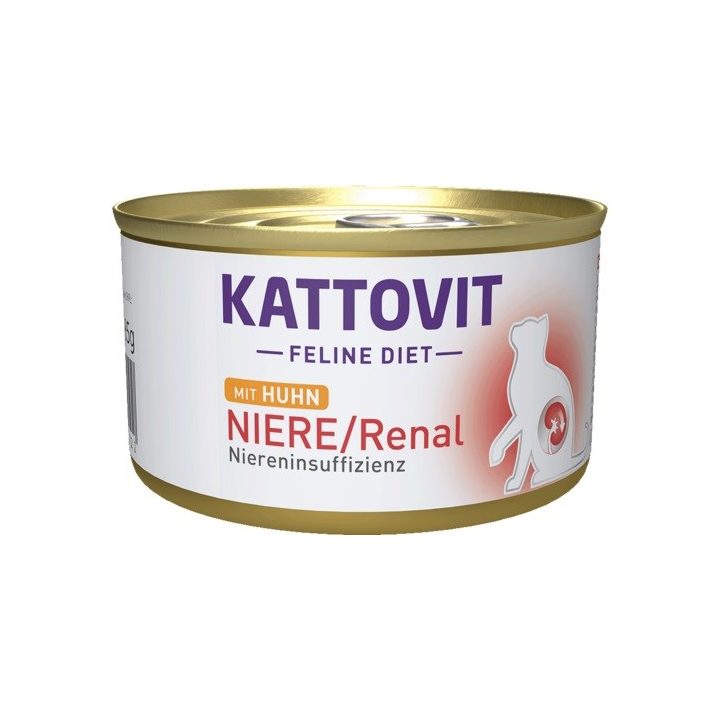 KATTOVIT Feline Diet Niere/Renal Chicken - wet cat food - 185g