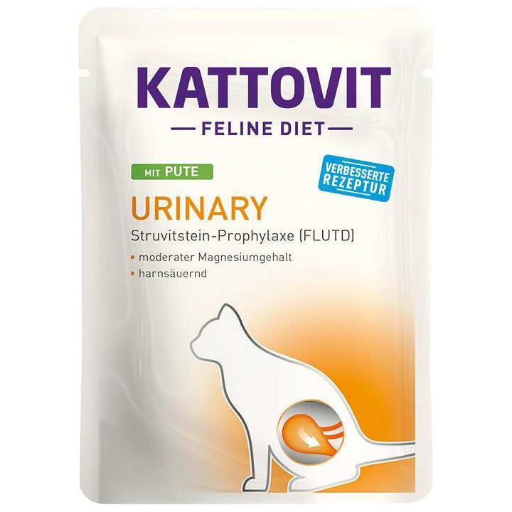 KATTOVIT Feline Diet Urinary Turkey - wet cat food - 85g
