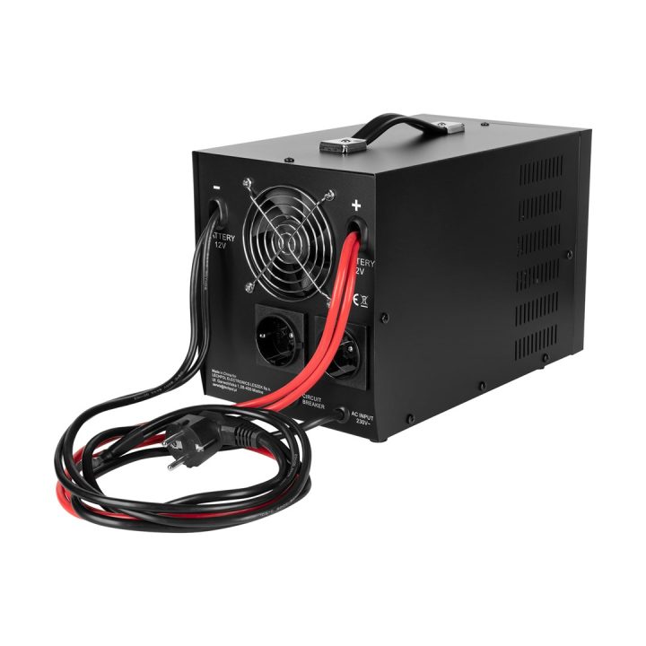 KEMOT PROsinus-2000 emergency power supply unit – a pure sine wave inverter with a 12V charging function 230V 2000VA/1200W