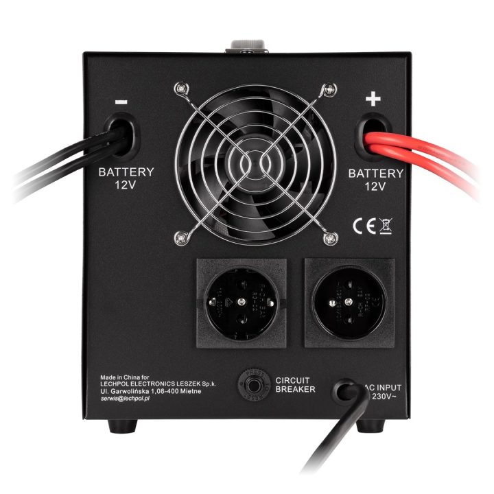 KEMOT PROsinus-2000 emergency power supply unit – a pure sine wave inverter with a 12V charging function 230V 2000VA/1200W