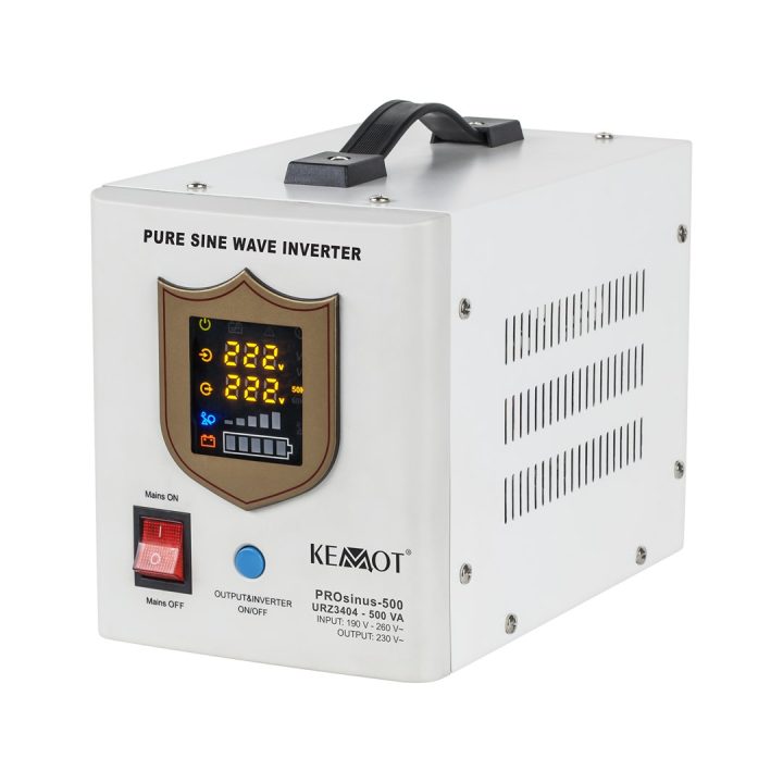 KEMOT PROsinus-500 emergency power supply – a pure sine wave inverter with a 12V charging function 230V 500VA/300W