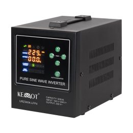 KEMOT PROsinus-500-LiFePo4 emergency power supply – a pure sine wave inverter with a 12V charging function 230V 500VA/300W