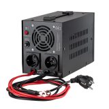 KEMOT PROsinus-800 emergency power supply unit – a pure sine wave inverter with a 12V charging function 230V 800VA/500W – black