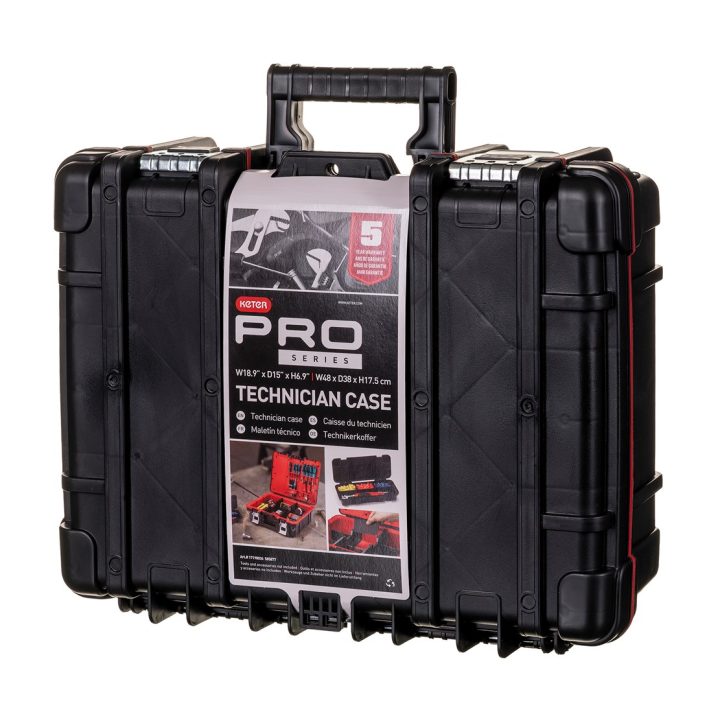 Keter 237003 equipment case Hard shell case Black Red