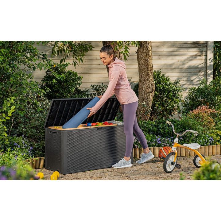 Keter 249384 storage box Rectangular Resin Light grey
