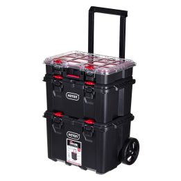 Set of 3 Stack N Roll boxes KETER