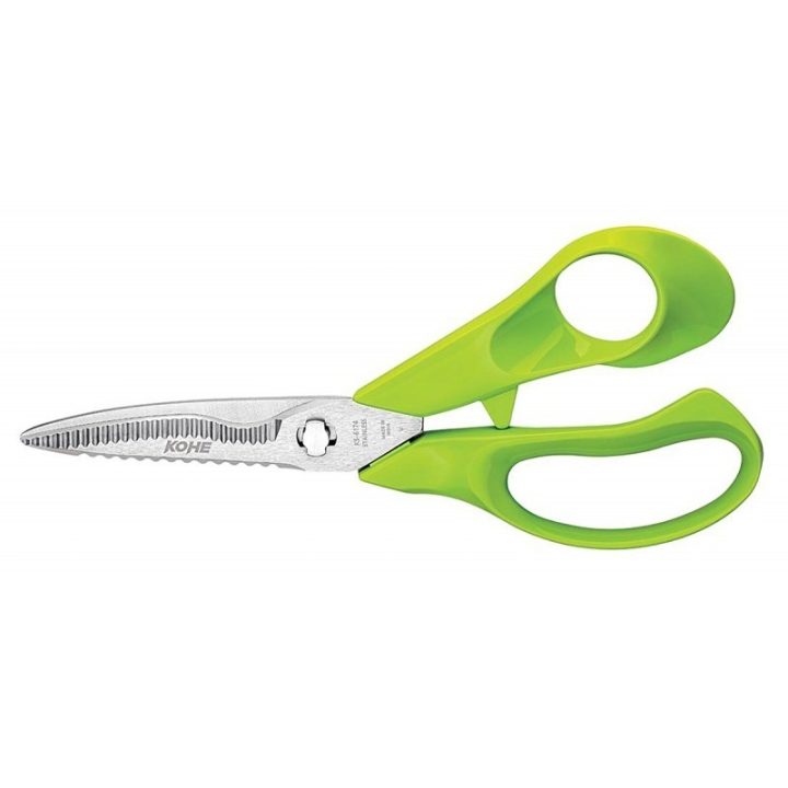 KOHE 5-in-1 multifunctional kitchen scissors lime green