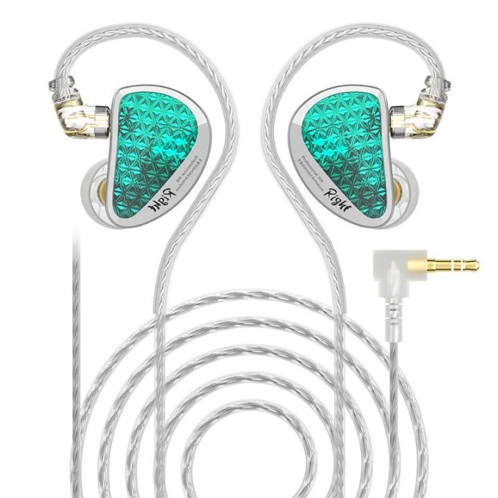 KZ AS16 PRO Cyan NO MIC - in-ear headphones green