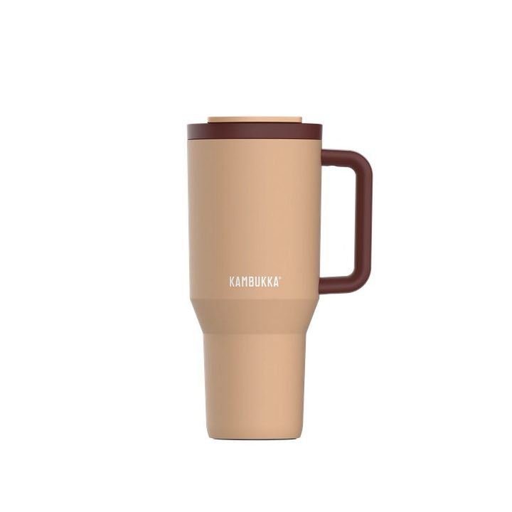Thermal mug with telescopic straw Kambukka Rio Tumbler 950ml Almond Dream