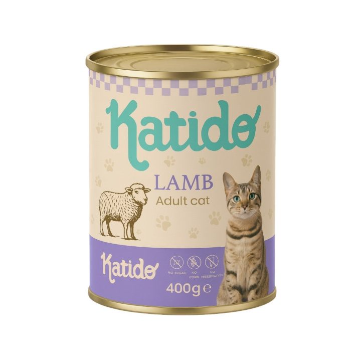KATIDO Lamb - wet cat food - 400g