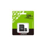 Kingston Technology 128GB microSDXC Canvas Select Plus Gen3 150MB/s A1 Card + Adapter