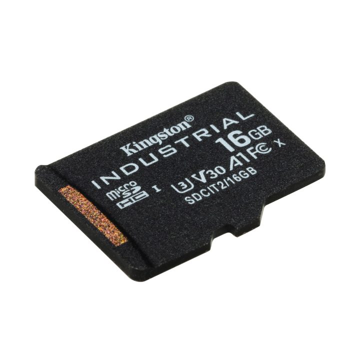 Kingston Technology 16GB microSDHC Industrial C10 A1 pSLC Card + SD Adapter