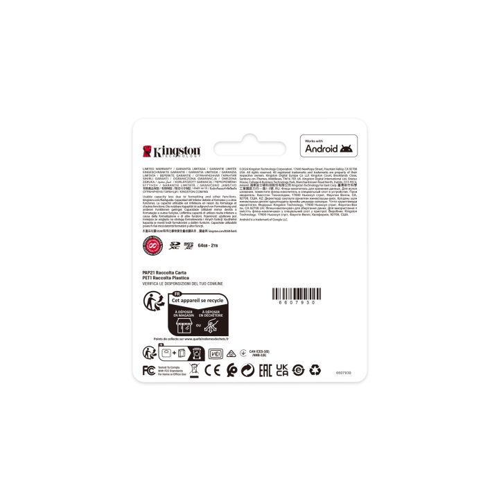 Kingston Technology 256GB SDXC Canvas Select Plus Gen3 150MB/s C10 UHS-I U1 V10