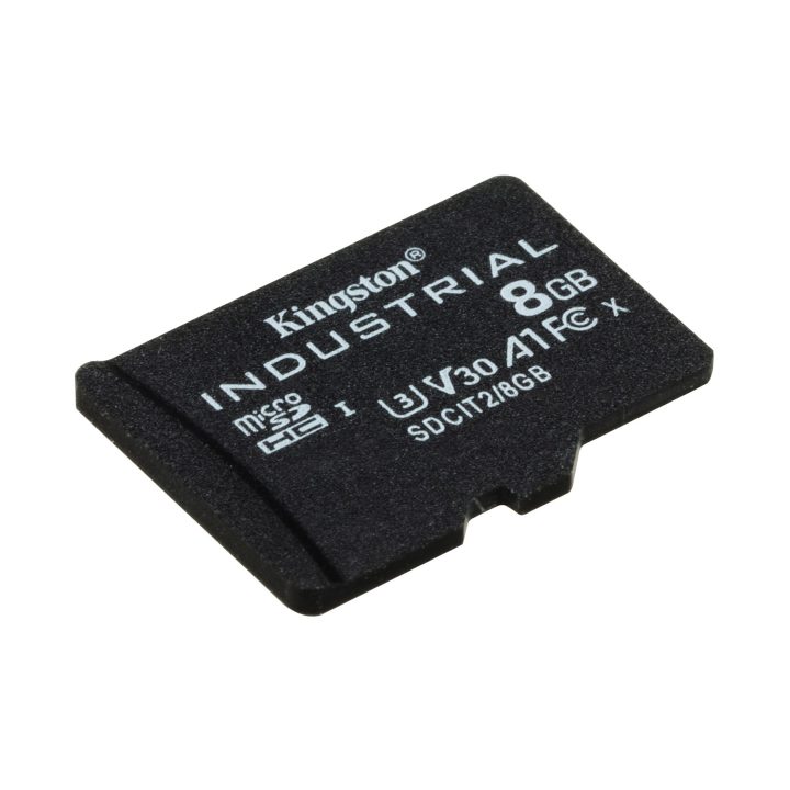 Kingston Technology 8GB microSDHC Industrial C10 A1 pSLC Card + SD Adapter