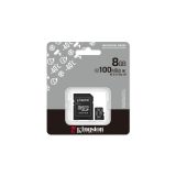 Kingston Technology 8GB microSDHC Industrial C10 A1 pSLC Card + SD Adapter