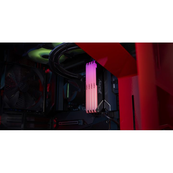Kingston Technology FURY Beast 32GB 3600MT/s DDR4 CL18 DIMM (Kit of 2) RGB