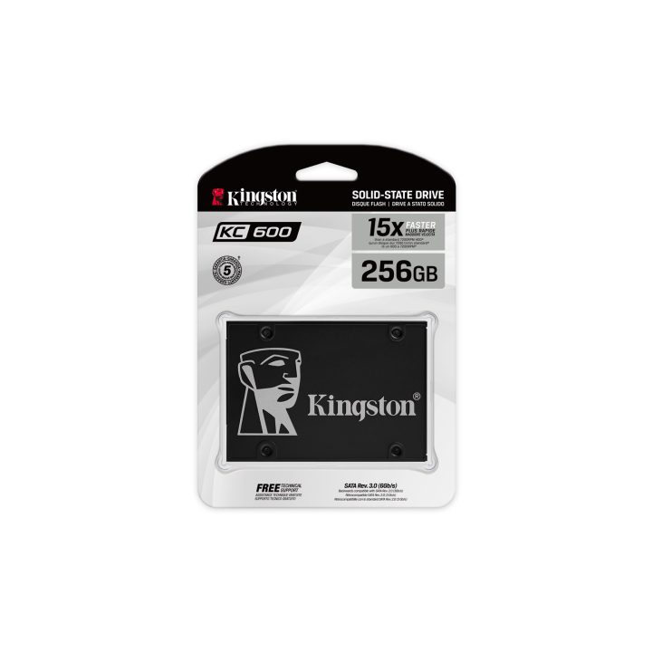 Kingston Technology KC600 2.5 256 GB Serial ATA III 3D TLC