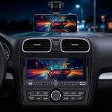 Kruger&Matz KM2017 1DIN CarPlay/AndroidAuto car radio