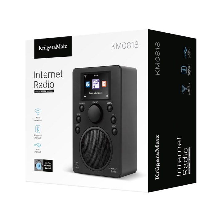 Krüger&Matz KM0818.1 Internet Radio Black