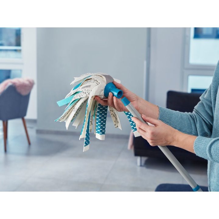 LEIFHEIT 52106 mop Cotton Fiber Dry&wet Blue White