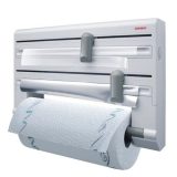 Leifheit 25703 paper towel holder Wall-mounted paper towel holder Grey White