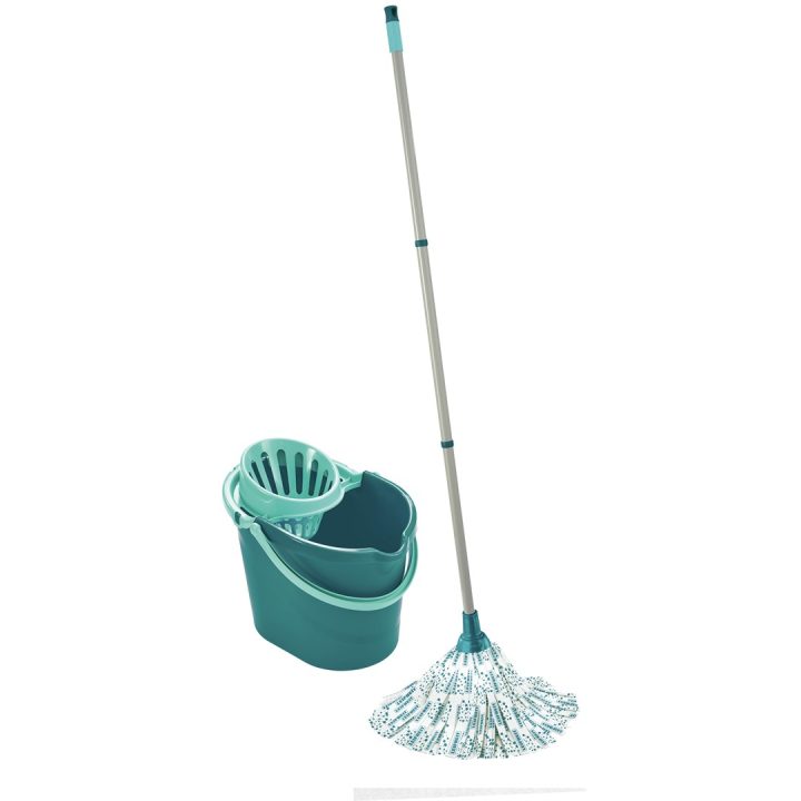 Leifheit 56792 mop Metal Plastic Viscose Turquoise White