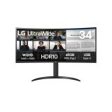 LG 34WR50QK-B computer monitor 86.4 cm (34 ) 3440 x 1440 pixels Wide Quad HD Black