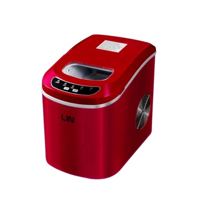 Portable ice cube maker LIN ICE PRO-R12 red