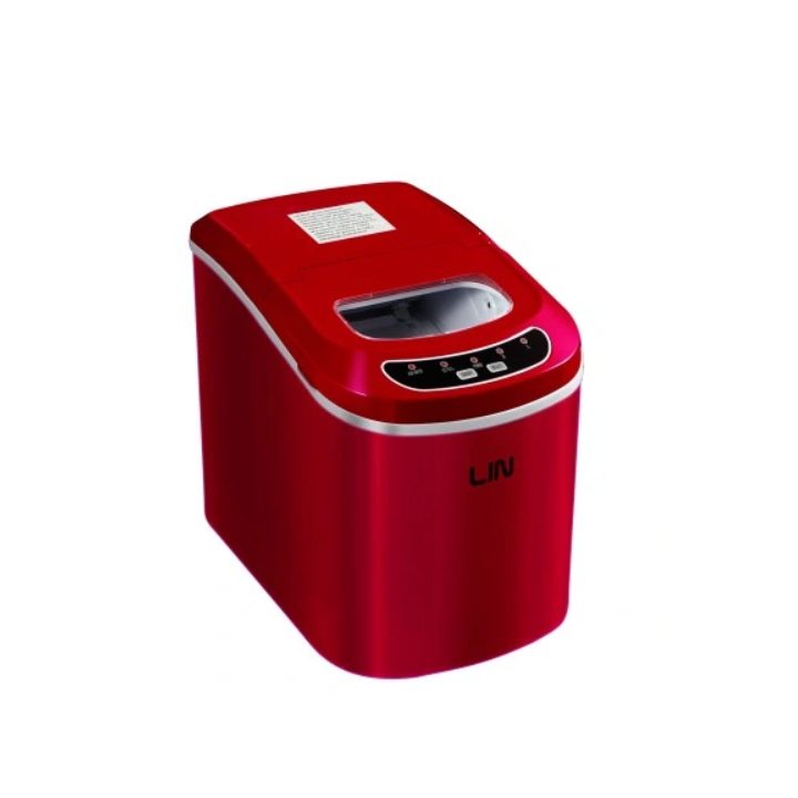 Portable ice cube maker LIN ICE PRO-R12 red