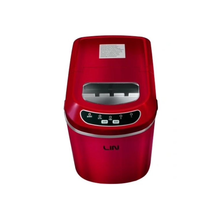 Portable ice cube maker LIN ICE PRO-R12 red