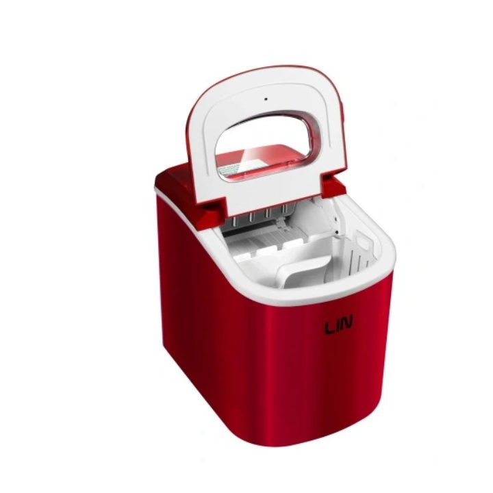 Portable ice cube maker LIN ICE PRO-R12 red