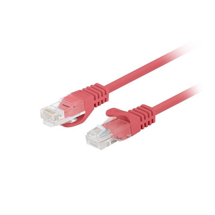 Fluke Passed Lanberg patchcord cat.6 UTP 0.25 m red 10-pack