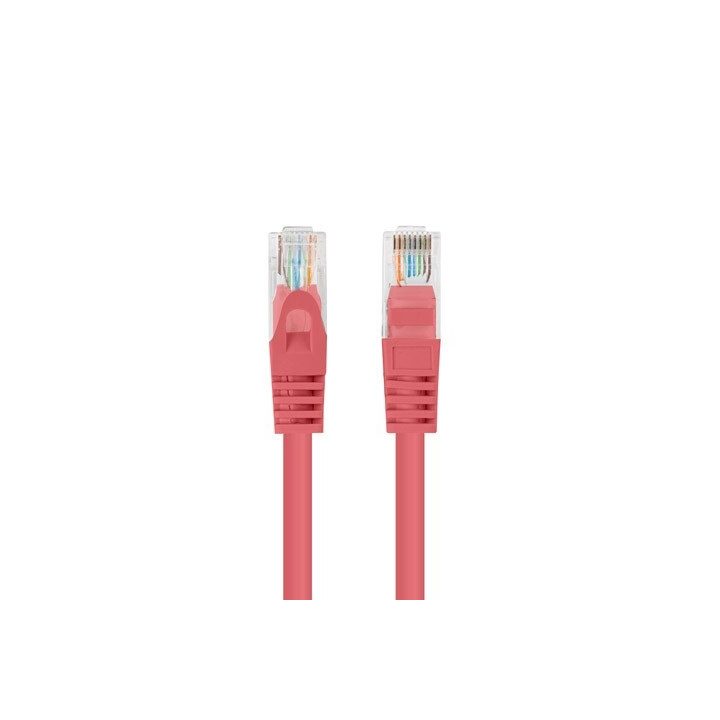 Fluke Passed Lanberg patchcord cat.6 UTP 0.25 m red 10-pack