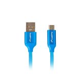 LANBERG CABLE USB 2.0 MICRO-B (M) - A (M) 1M QC