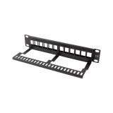 LANBERG EMPTY PATCH PANEL 12 PORTS 1U 10 BLACK