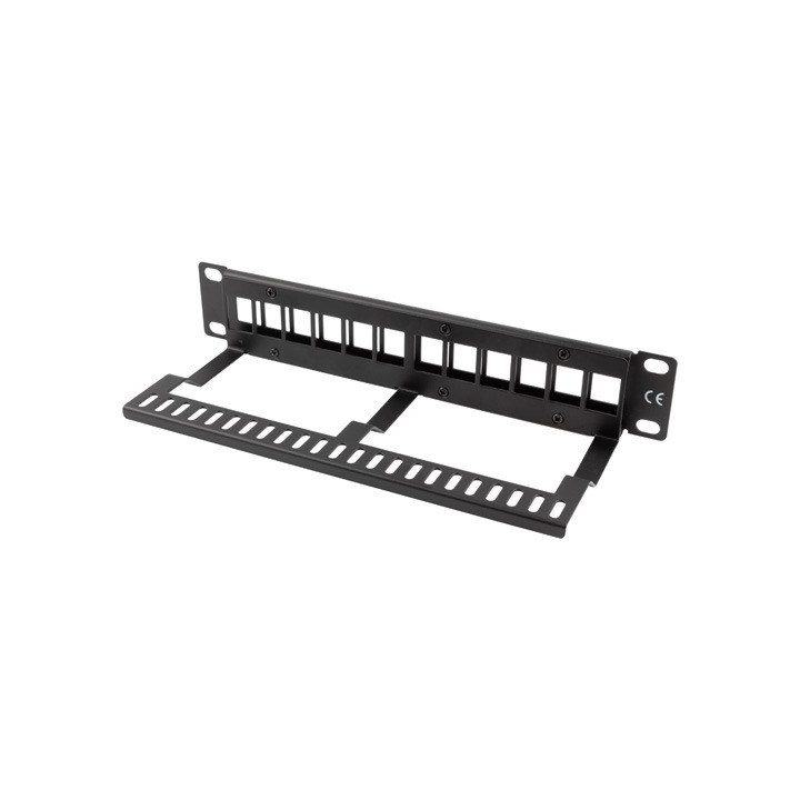 LANBERG EMPTY PATCH PANEL 12 PORTS 1U 10 BLACK
