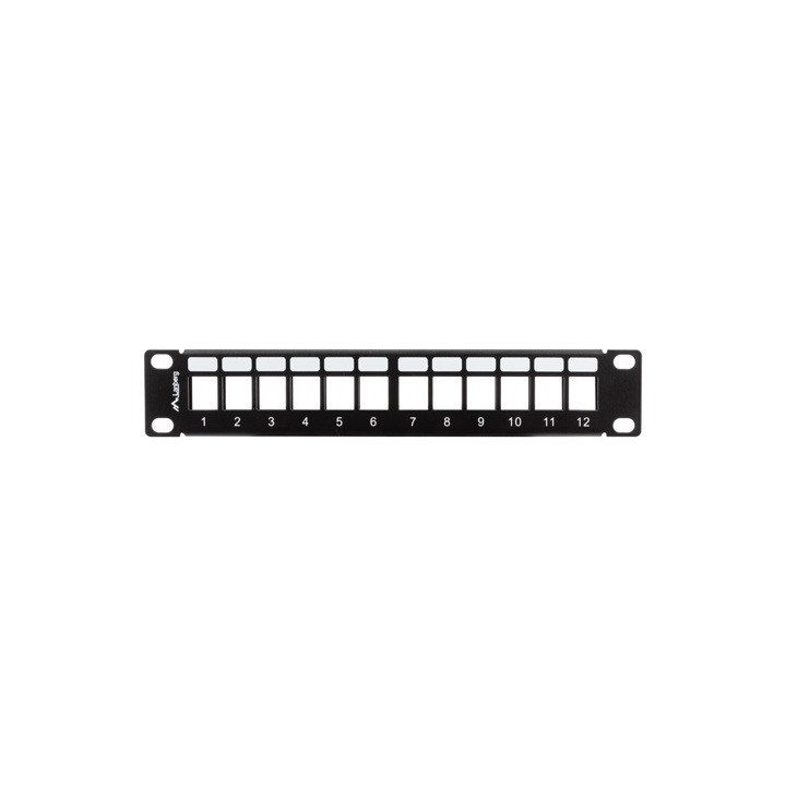 LANBERG EMPTY PATCH PANEL 12 PORTS 1U 10 BLACK