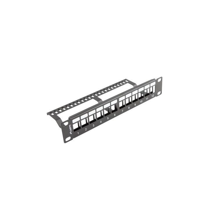 LANBERG EMPTY PATCH PANEL 12 PORTS 1U 10 BLACK
