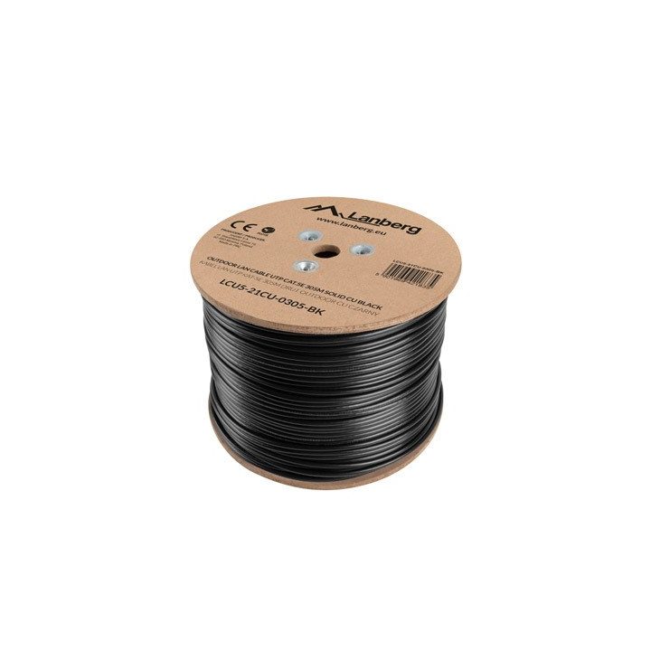 LANBERG EXTERNAL CABLE UTP CAT.5E 305M WIRE CU
