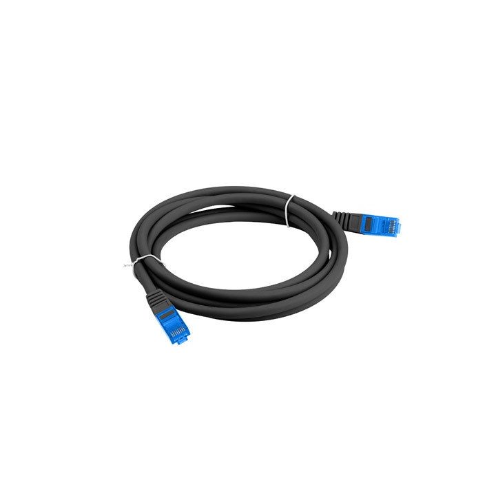 LANBERG PATCHCORD S/FTP CAT.6A 1.5M BLACK LSZH