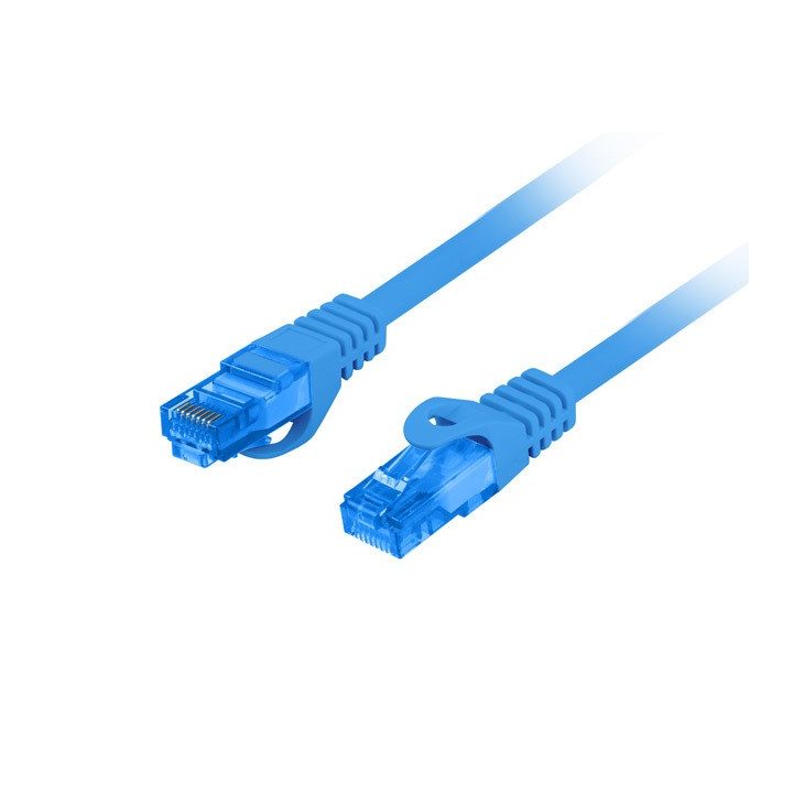 LANBERG PATCHCORD S/FTP CAT.6A 1M BLUE LSZH