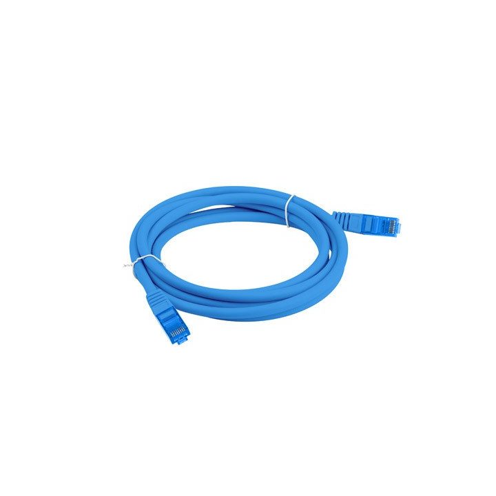 LANBERG PATCHCORD S/FTP CAT.6A 1M BLUE LSZH