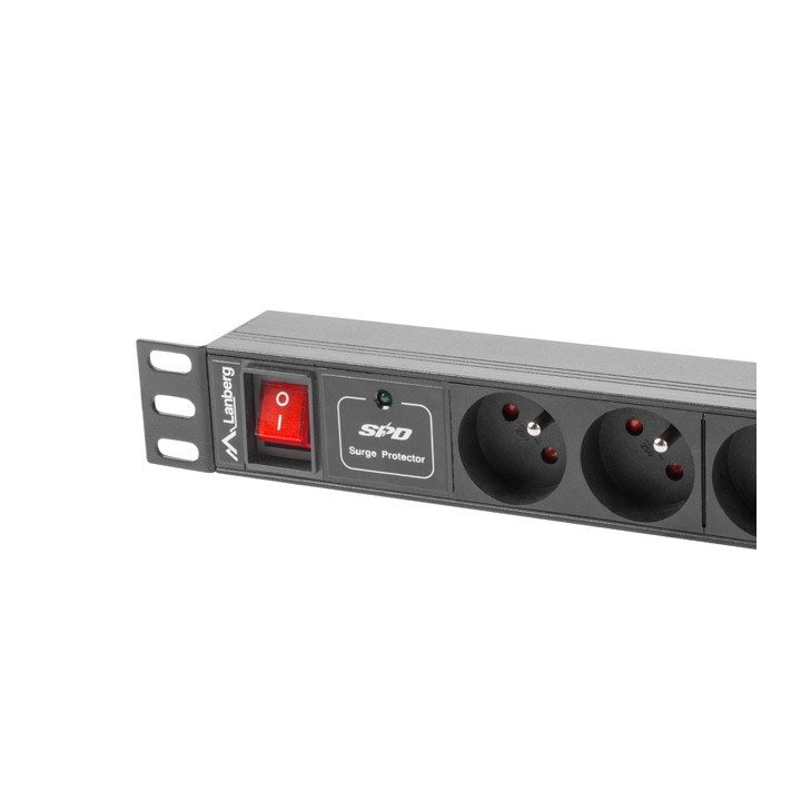LANBERG PDU RACK POWER STRIP (1U 10A 7X 230V 2M)