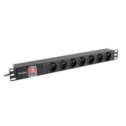 LANBERG PDU RACK POWER STRIP (1U 16A 7X 230V 2M)