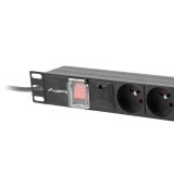 LANBERG PDU RACK POWER STRIP (1U 16A 7X 230V 2M)