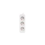 LANBERG POWER STRIP 1.5M BLACK 3X 230V PL